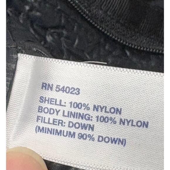 Gap Down Puffer Vest Black Quilted Winter Warmth Basic Minimalist Layer Womens S - Picture 10 of 10